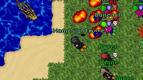 Nano Nightmare on screen