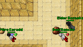 Elder Bazooka on screen
