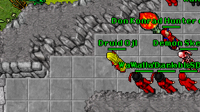 Druid Ojl on screen