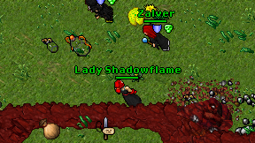 Lady Shadowflame on screen