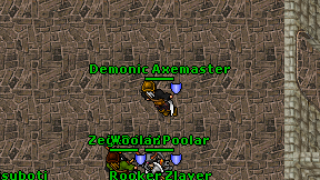 Demonic Axemaster on screen