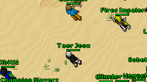 Taer Jeox on screen