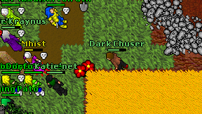 Dark Chuser on screen