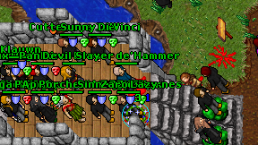 Slayer de'Hammer on screen