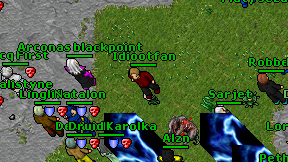 Idiootfan on screen