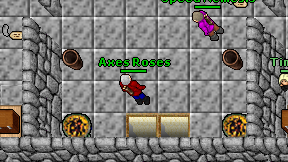 Axes Roses on screen