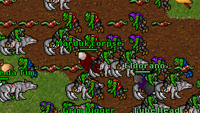 Marduk corpse on screen