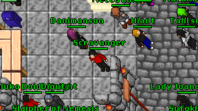 Scravanger on screen