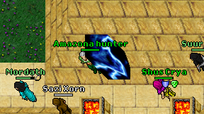 Amazona hunter on screen