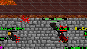 Cursed music on screen