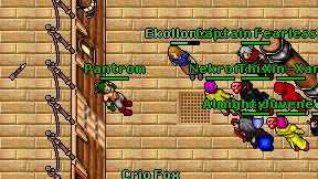 Pantrom on screen