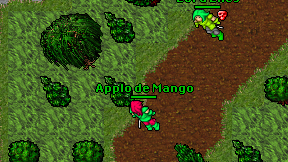 Applo de Mango on screen
