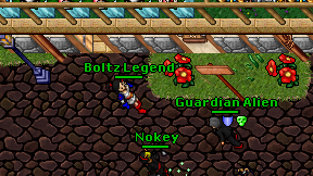 Boltz Legend on screen