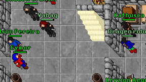 Dragen ridor on screen