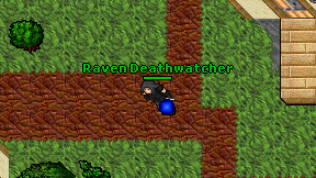Raven Deathwatcher on screen