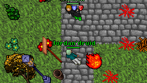 Jordan'druid on screen