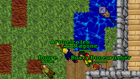 Arqueiro leo on screen