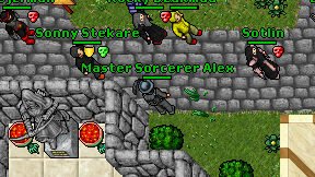 Master Sorcerer Alex on screen