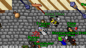 Trysax on screen
