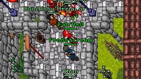 Frodo Scream on screen