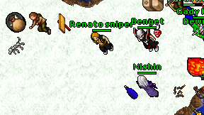 Renato sniper on screen