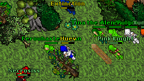 Extinction on screen