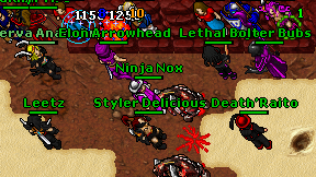Ninja Nox on screen