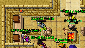 Izzaki Ninja on screen