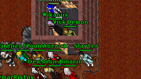 Vick Demon on screen
