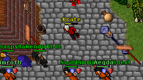 Krate on screen