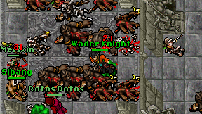 Wader Knight on screen