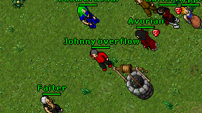 Johnny overflow on screen