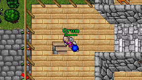 Qrum on screen