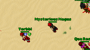 Mysterious Magus on screen