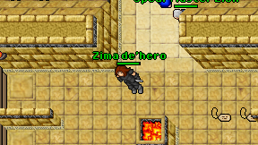 Zima de'hero on screen