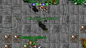Warrior-Shibby on screen