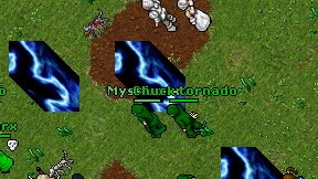 Chuck tornado on screen
