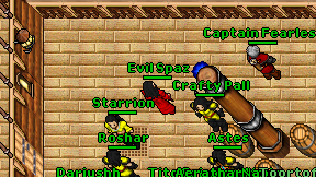 Evil Spaz on screen