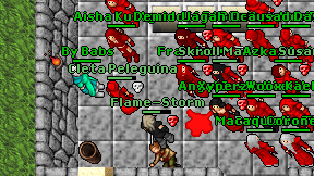 Flame-Storm on screen