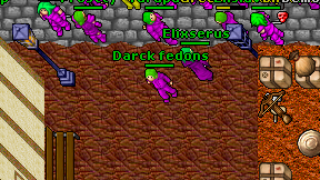 Darck fedons on screen