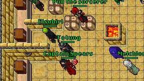 Totung on screen