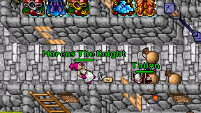 Marcos The Knight on screen