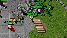 Knight Bluster on screen
