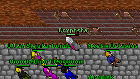 Cryptsta on screen