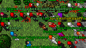 Druid rebeld on screen