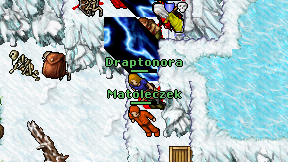 Draptonora on screen
