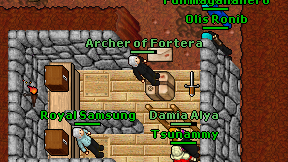 Archer of Fortera on screen