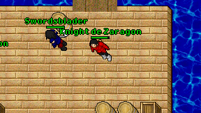 Knight de Zaragon on screen