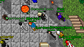 Demon Kaos on screen