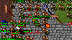 Necro Arrowblade on screen
